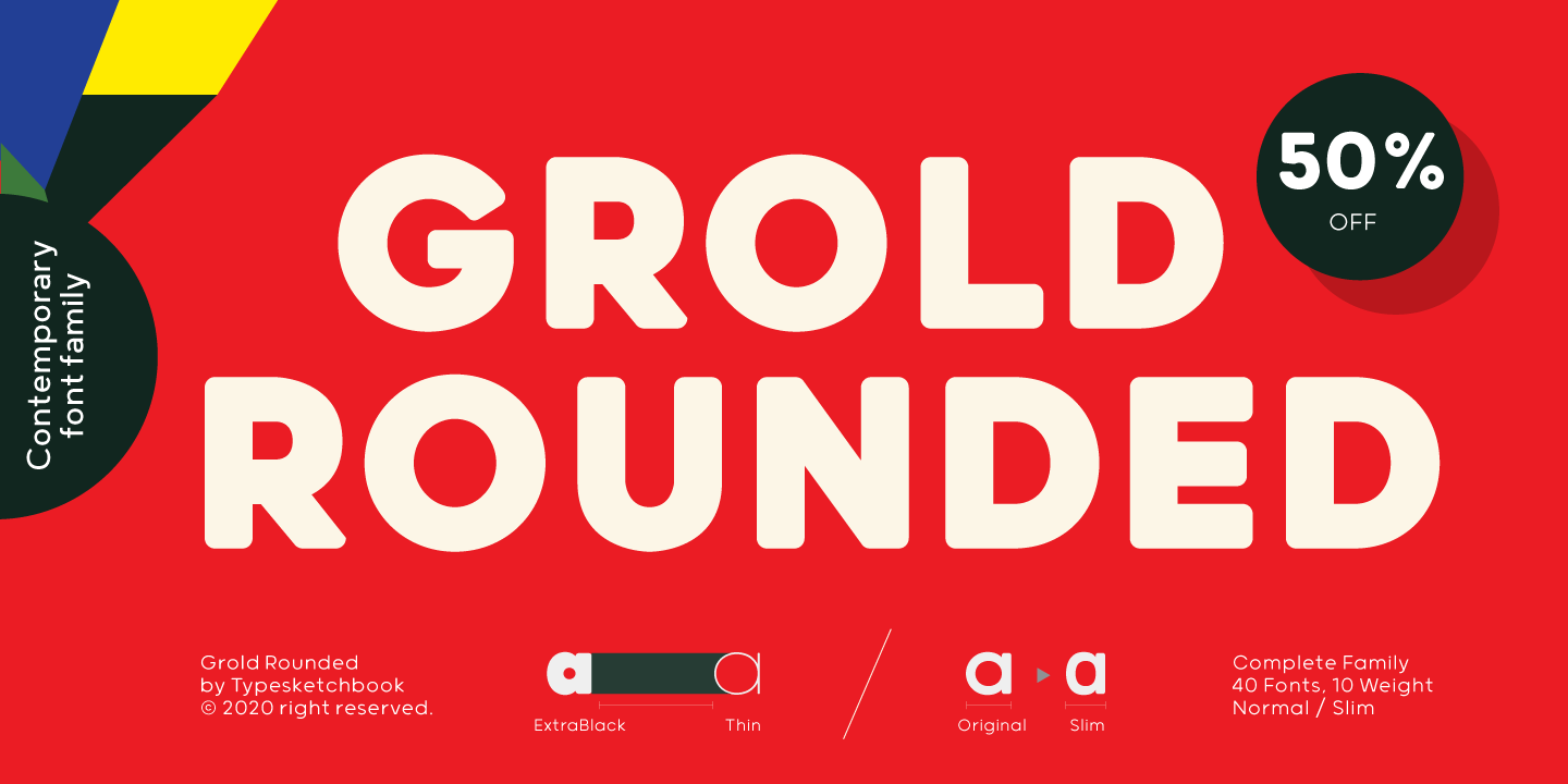 Пример шрифта Grold Rounded #15